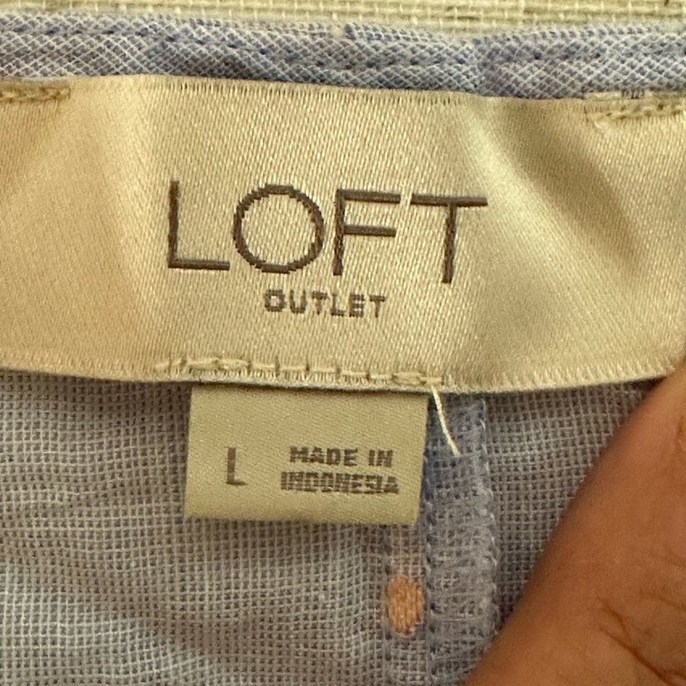Light Blue Patterned Top - Picture 5 of 11